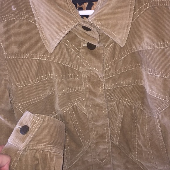 DOLCE AND GABBANA Tan Jean butterfly jacket - Picture 5 of 6